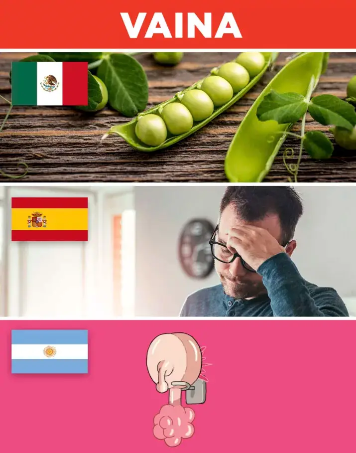15 Palabras que muestran las grandes diferencias entre México, España y