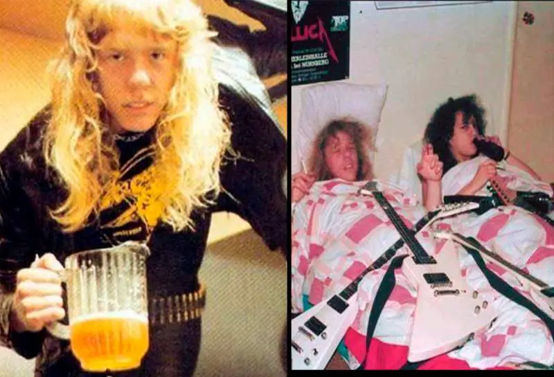 8 Historias muy locas que vivieron los miembros de Metallica cuando eran jóvenes