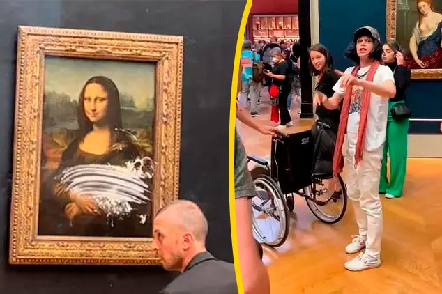 8 Detalles que sucedieron durante el ataque con ‘pastelazo’ que sufrió la Mona Lisa