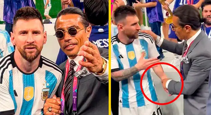 8 Cosas insoportables que “Salt Bae” le hizo a la Selección Argentina durante su celebración