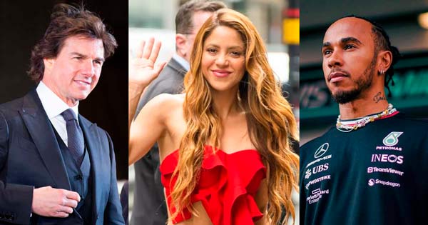 7 Fotos que demuestran que Shakira NO está saliendo ni con Hamilton, ni Tom Cruise