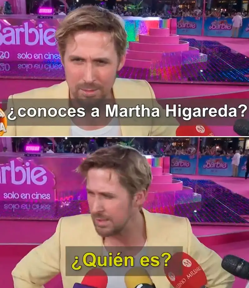 Así reaccionó Ryan Gosling, cuando le  preguntaron sobre Martha Higareda [8 curiosidades]