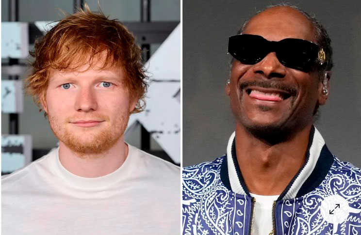 Edd Sheeran cuenta la vez en que fumó con Snoop Dogg y quedó ciego