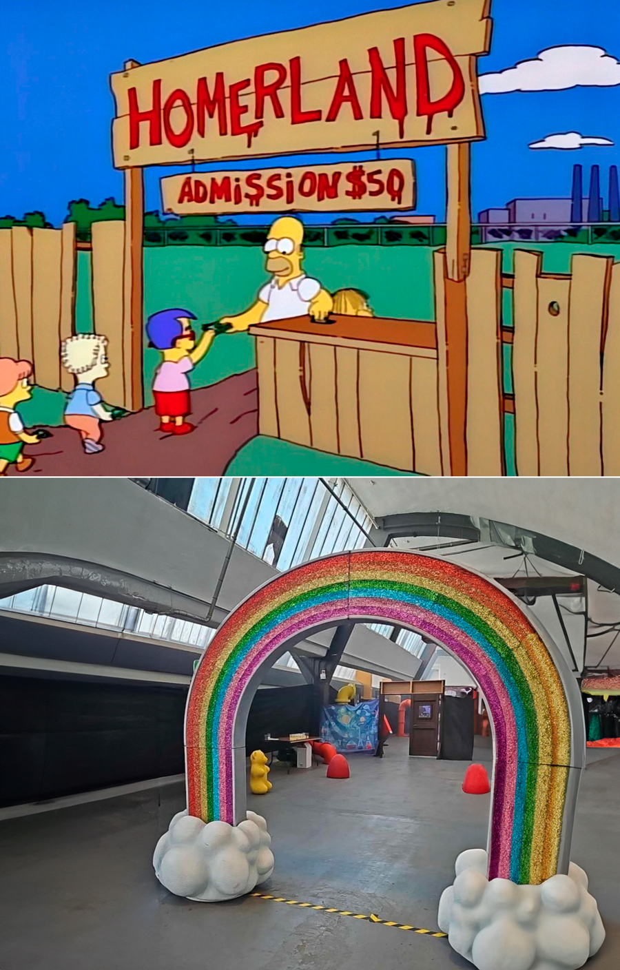 7 Predicciones de Los Simpson de la ESTAFA de ‘Wonka Experience’