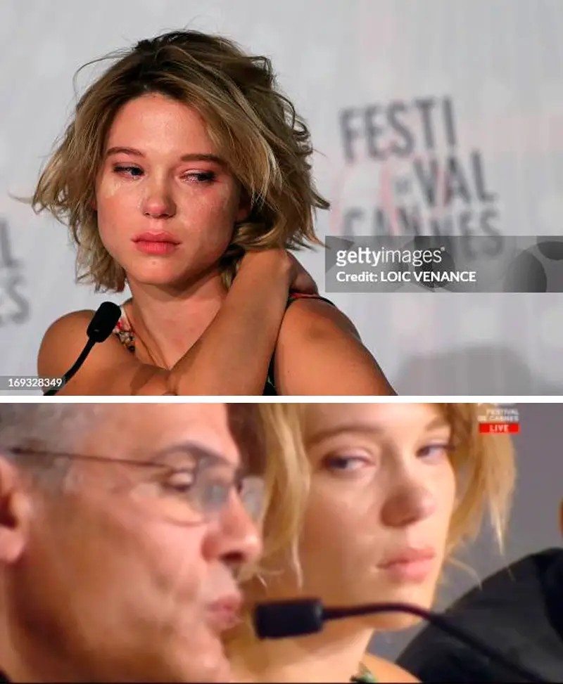 7 Datos del caso “Lea Seydoux”, la actriz que lloró en la conferencia de prensa