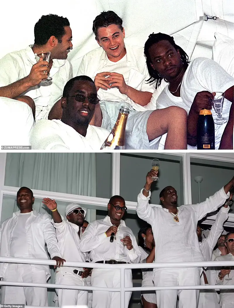 8 Fotos Exclusivas que muestran cómo eran las “Fiestas Blancas” de Diddy