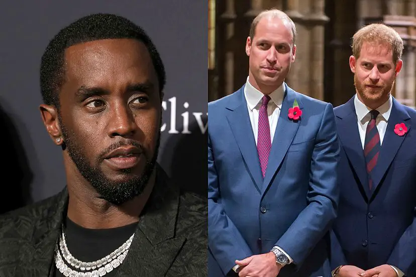 6 Datos de la “Nueva Polémica” de Diddy y su obsesión por los príncipes William y Harry