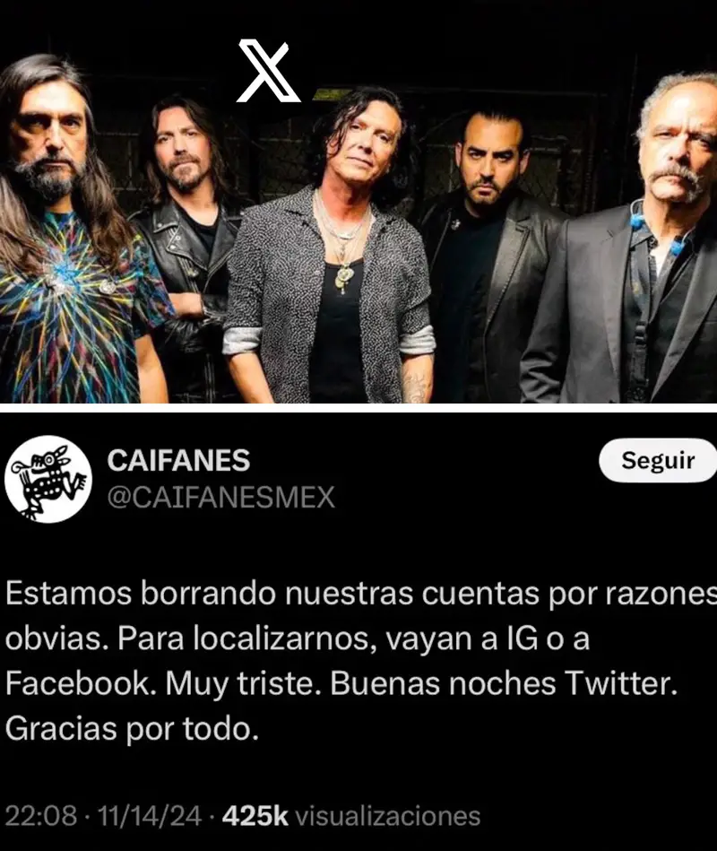 6 Datos de la “Polémica de Caifanes” y su eliminación de su cuenta de Twitter