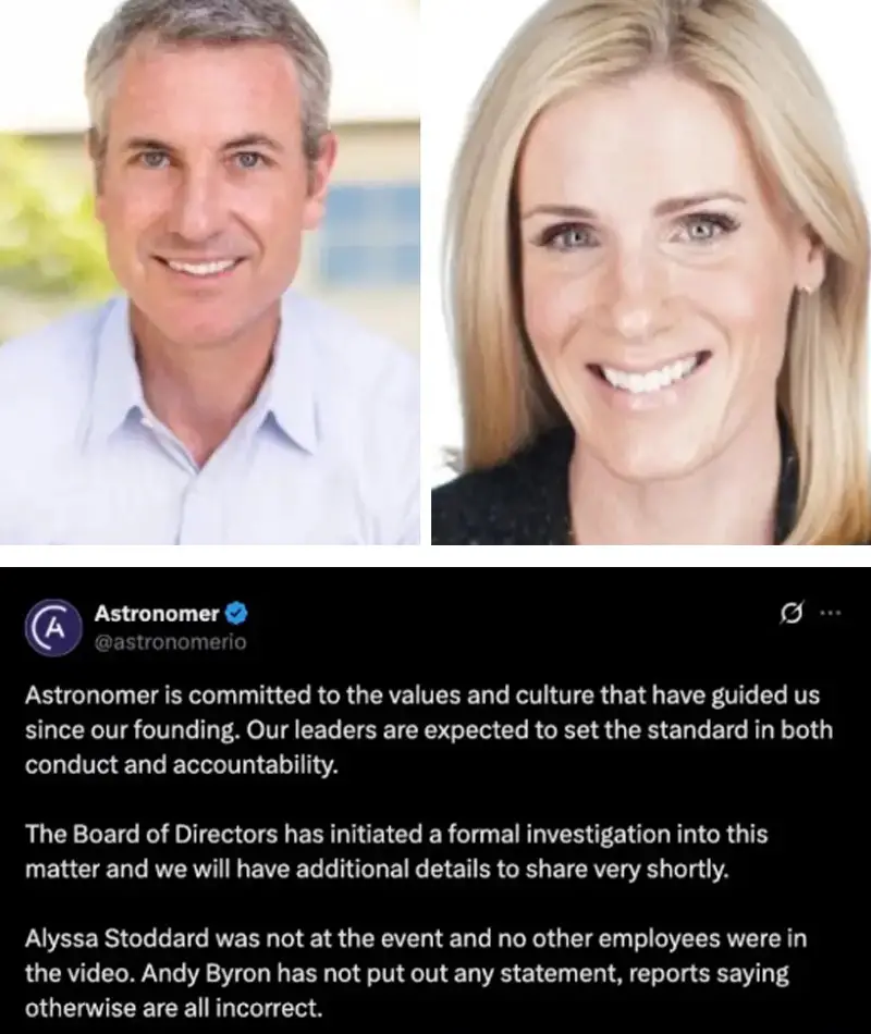6 Detalles del ‘Primer Comunicado Oficial’ de Astronomer sobre la infidelidad del CEO