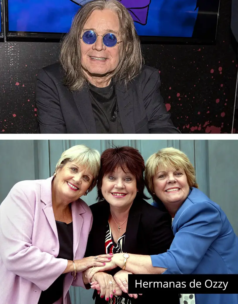 6 Datos de la “Hermosa Relación” que Ozzy tuvo con sus hermanas antes de morir