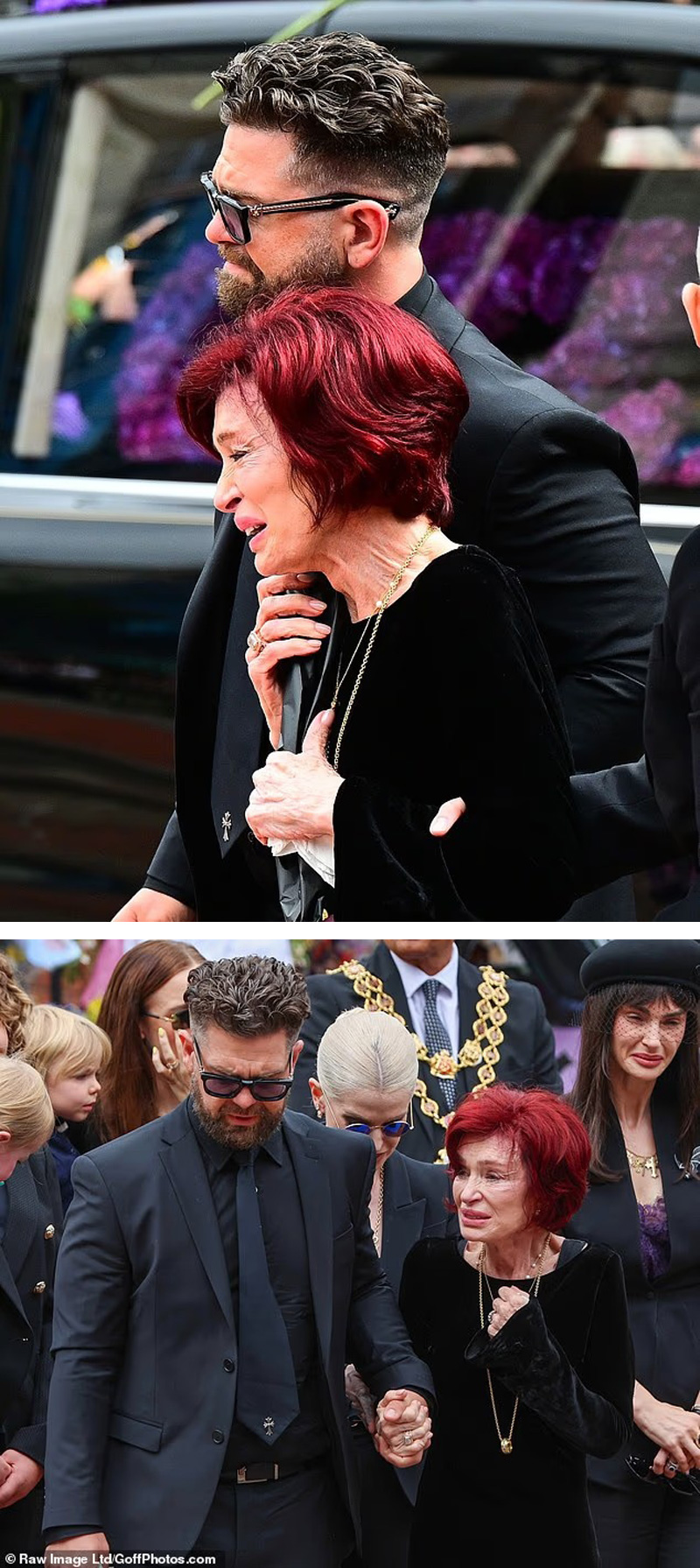 7 “Fotos Desgarradoras” que se tomaron en el funeral de Ozzy Osbourne