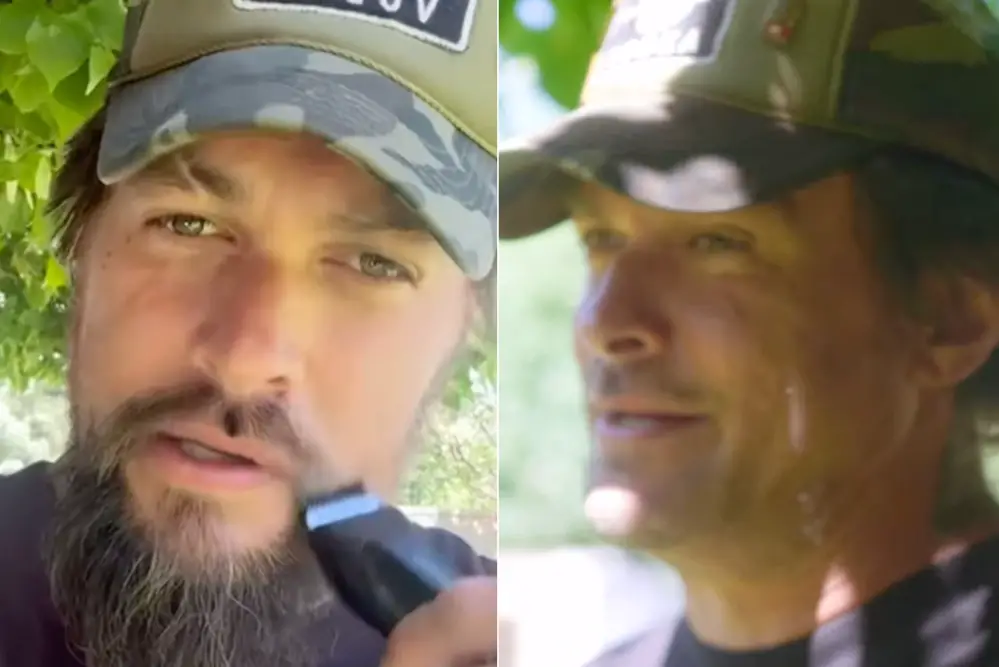 6 Motivos de la ‘Afeitada Inesperada’ que dejó a Jason Momoa con ‘cara de bebé’