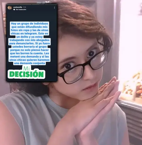 5. Andra amenazó con contactar a sus 'Abogades'