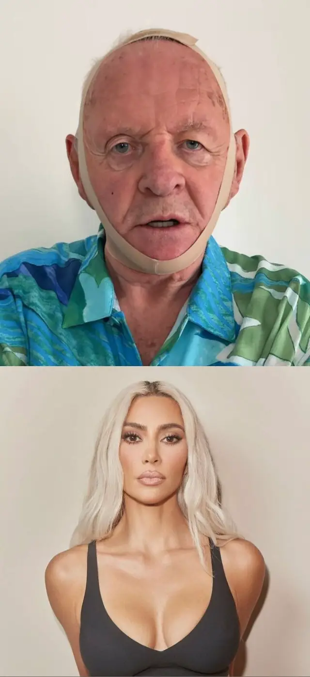 6 Datos del “Troleo Atómico” que Anthony Hopkins le hizo a Kim Kardashian y su nuevo producto