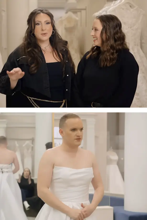 3. Sus amigas lucían decepcionadas