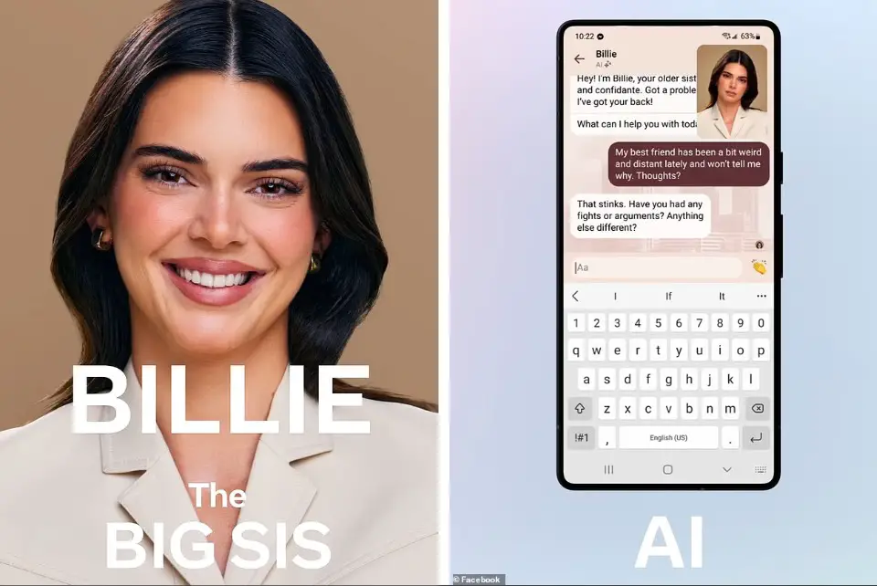 2. El bot fue inspirado en Kendall Jenner