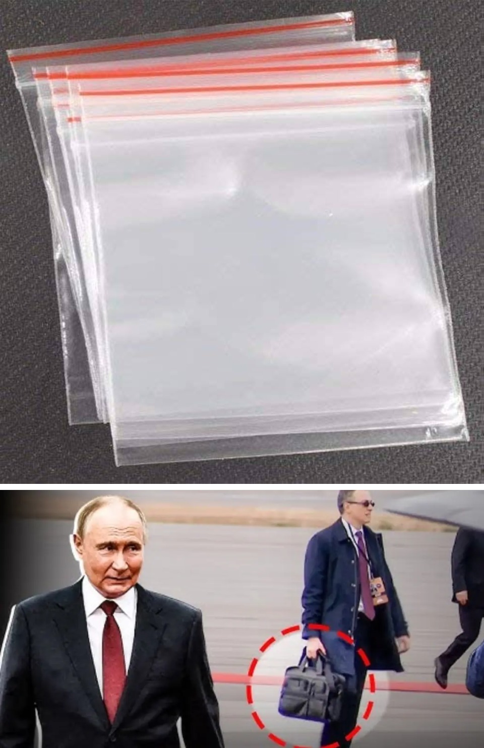 2. Las bolsas son selladas y destruidas en Rusia