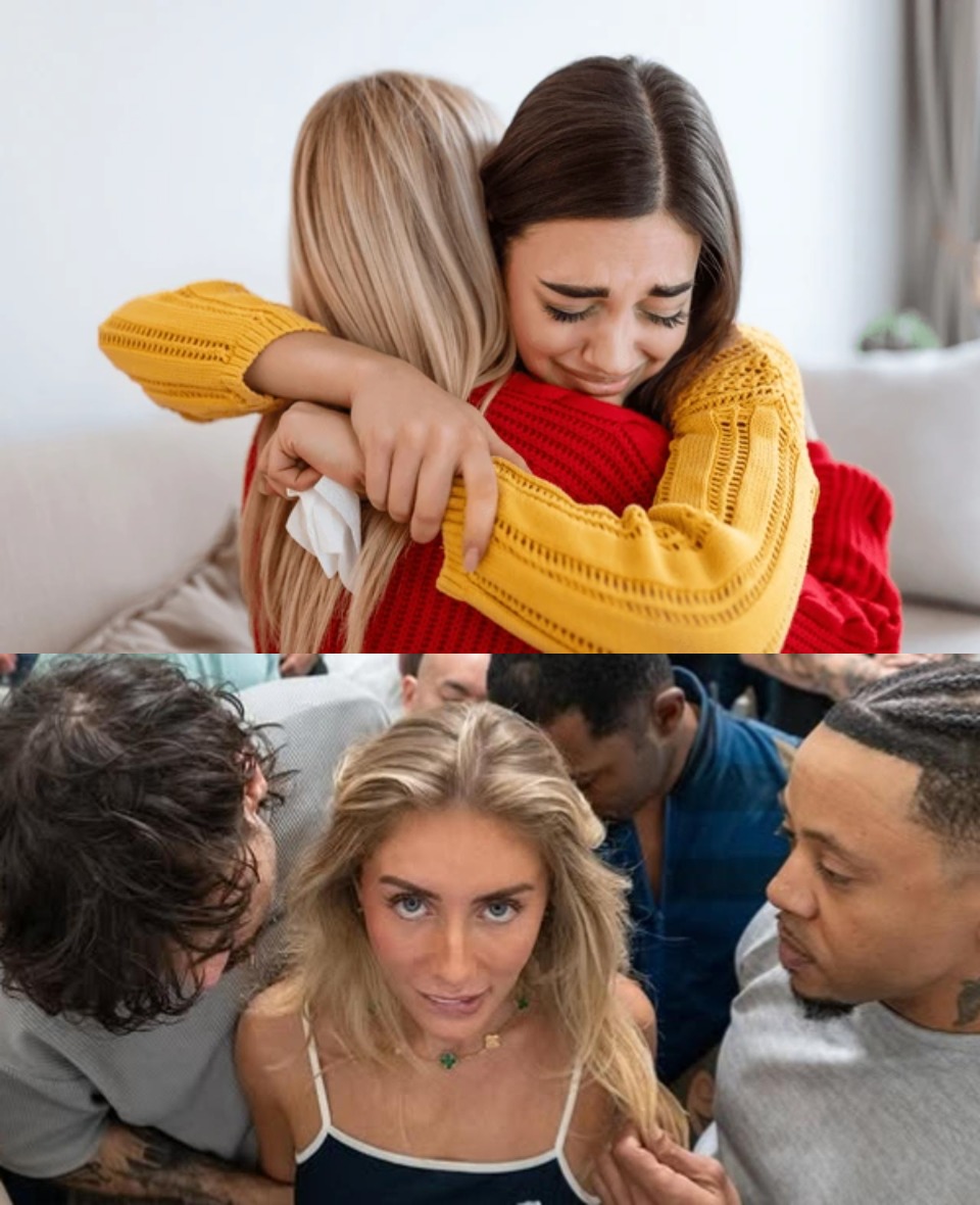 4. Su amiga se derrumbó al ver la foto