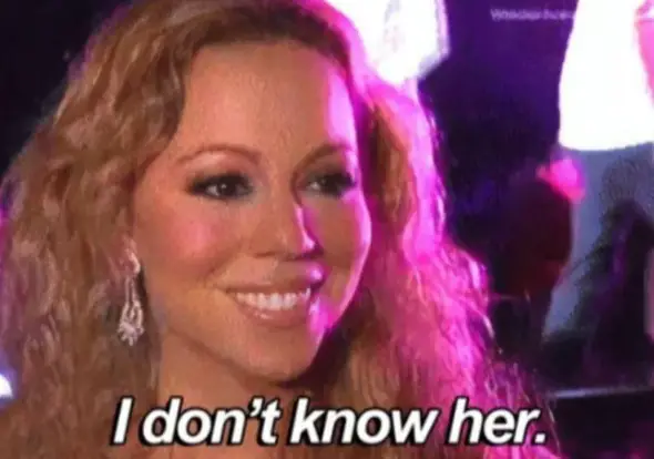 5. Mariah Carey dijo "no la conozco" a Jennifer López
