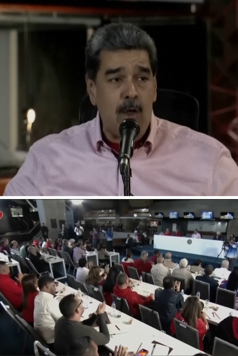 5. Maduro dio un discurso paranoico desconfiando de sus allegados