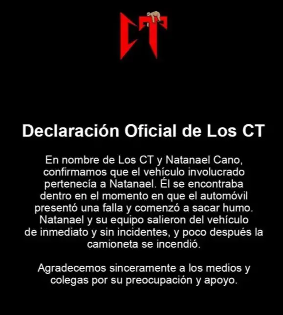 5. Su equipo confirmó que está bien