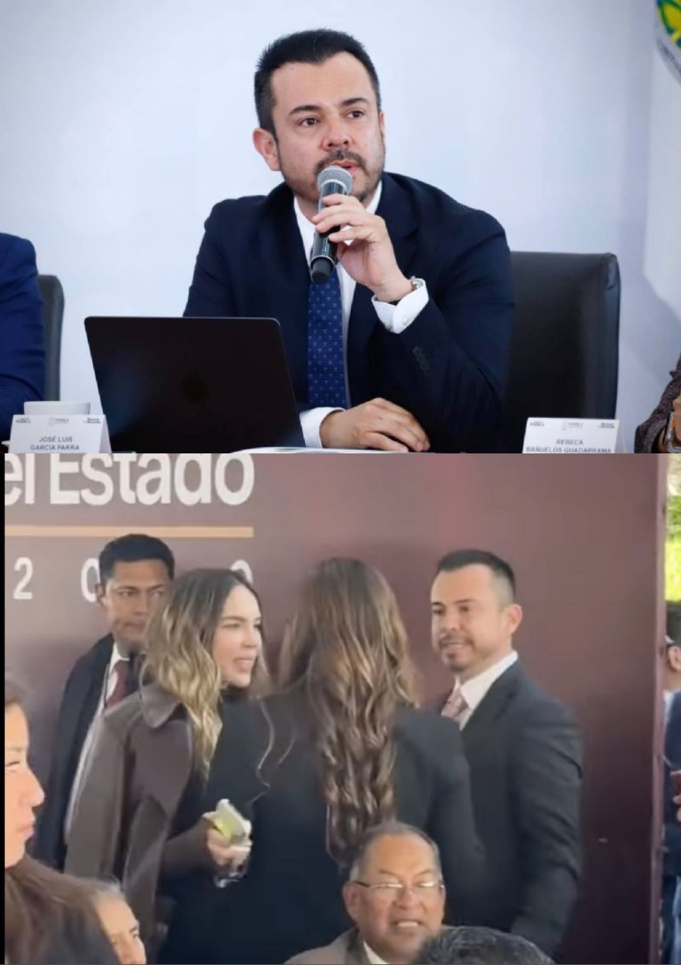 6. García evadió las preguntas sobre Belinda