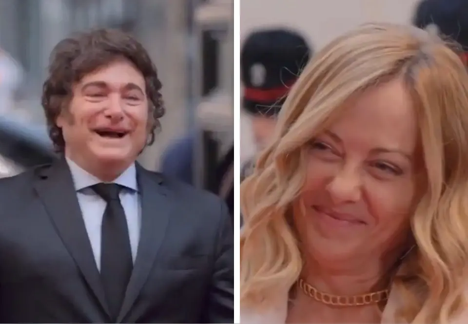 6. Su mirada cariñosa a Milei