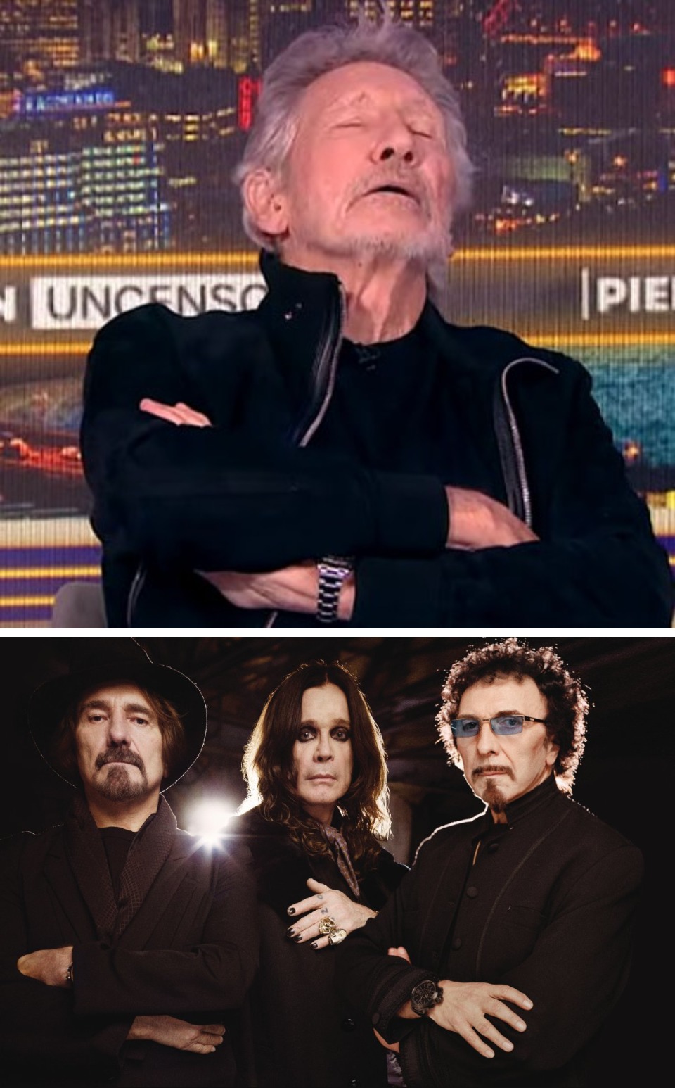 3. Se burló de Black Sabbath y del murciélago