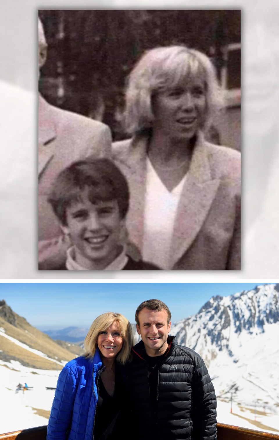 6. Brigitte era profesora de Macron