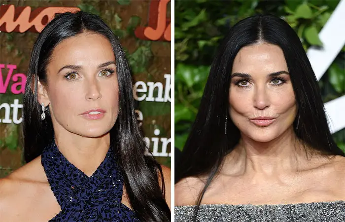 3. Demi Moore dejó impactados a todos en un desfile de Fendi