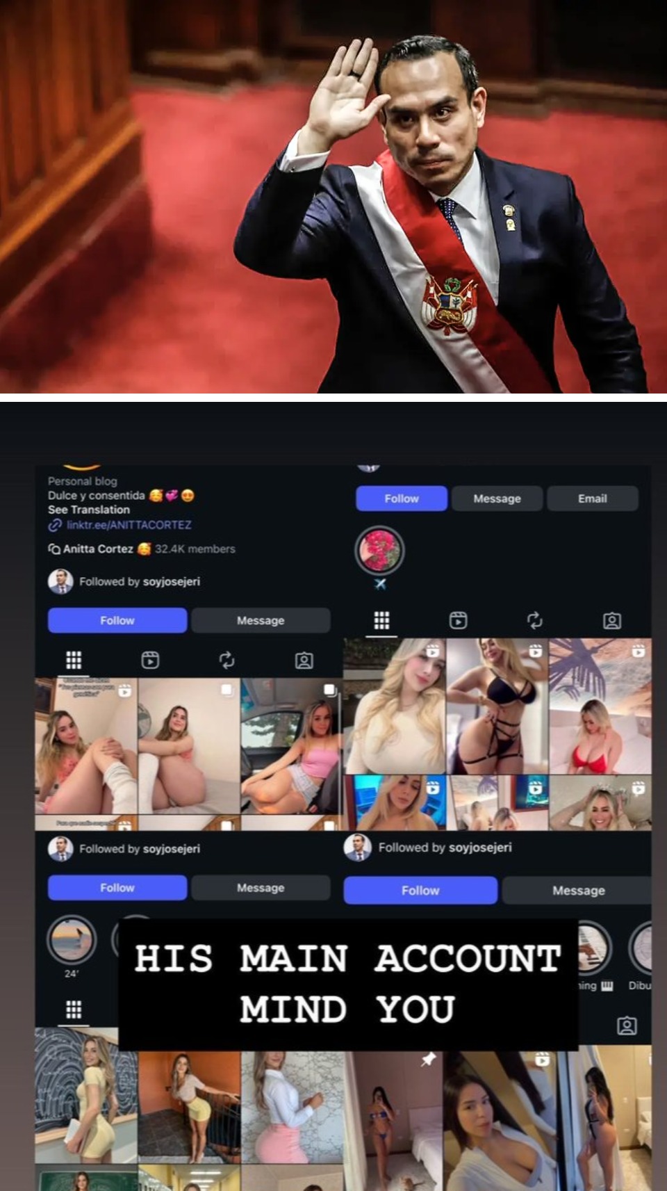 2. Comenzó a dar "unfollow" a todo el mundo