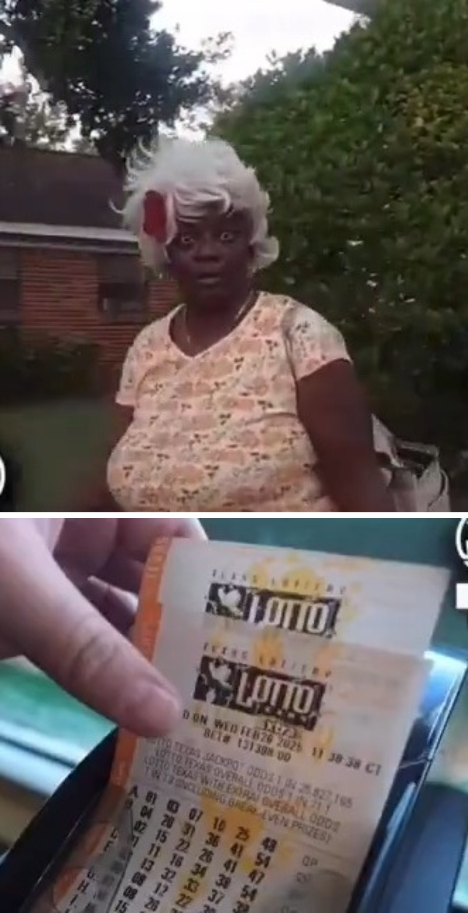 2. Había ganado la lotería 'en secreto'