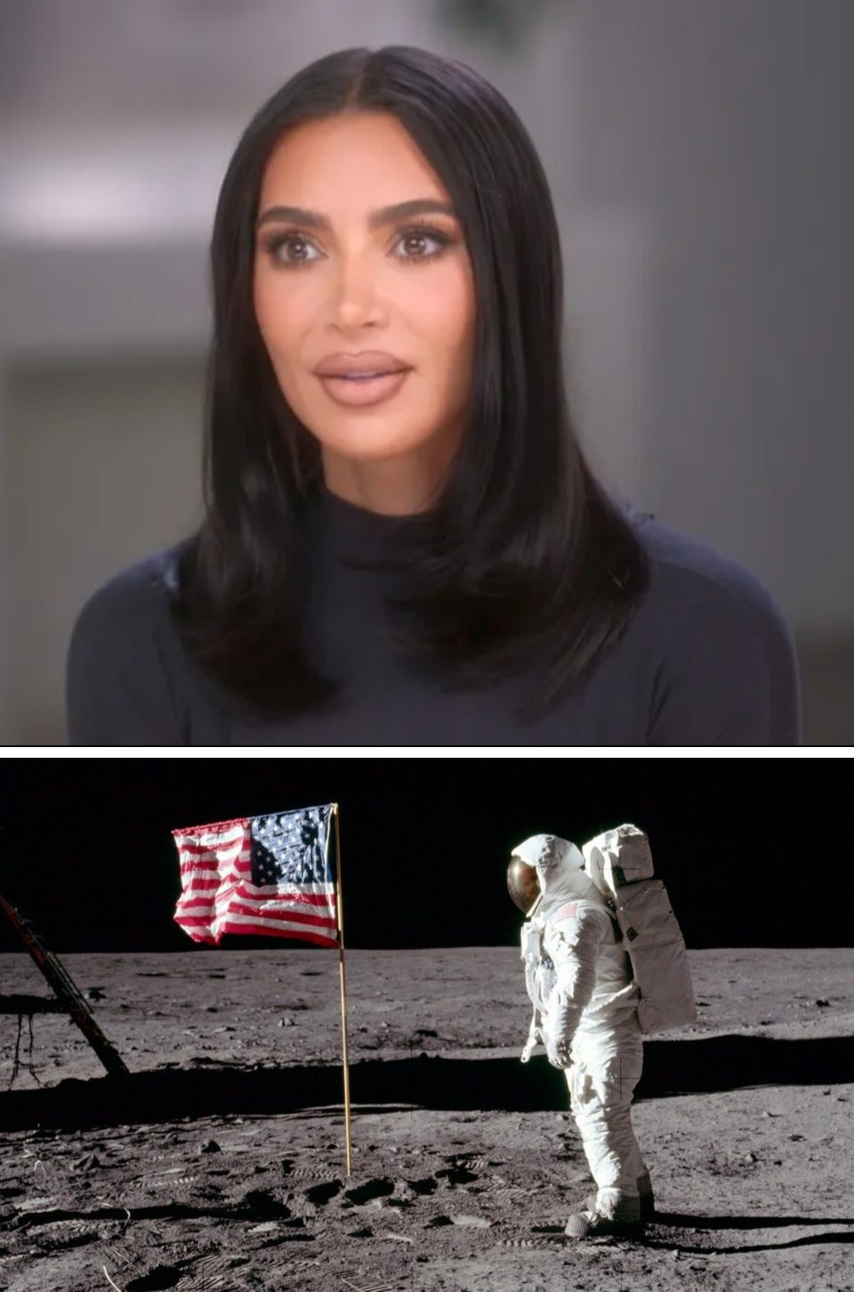 2. "¿Por qué la bandera ondea en el espacio?"