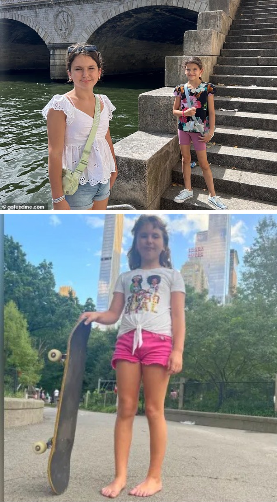 3. Su hermana reconoció su patineta en la TV