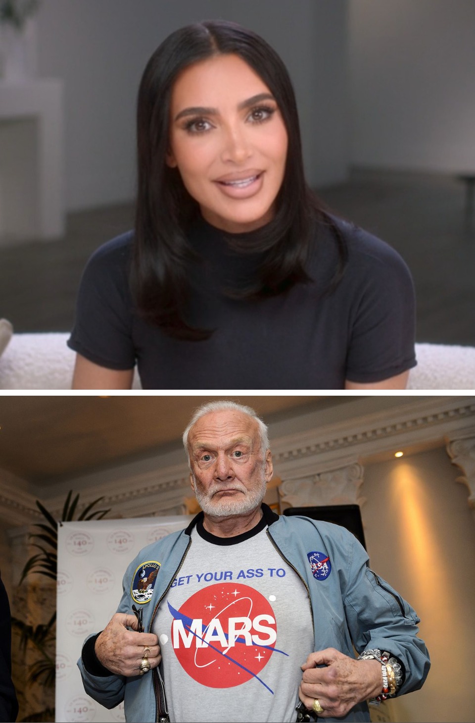 3. Dijo que Buzz Aldrin ya está viejo y "se le escapó" la mentira en una entrevista