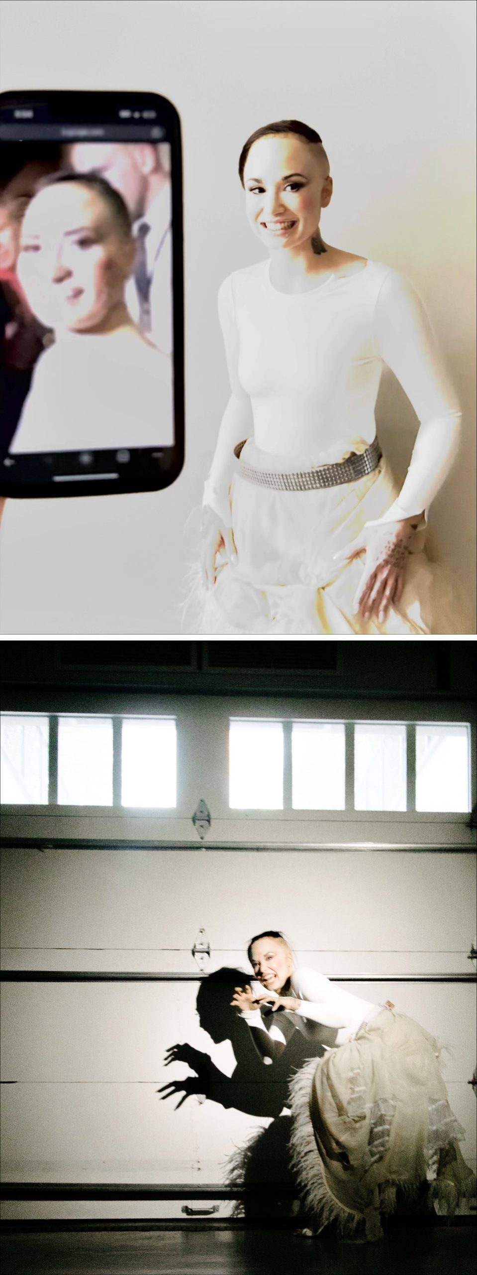 4. Demi Lovato como su meme de "Poot Lovato"