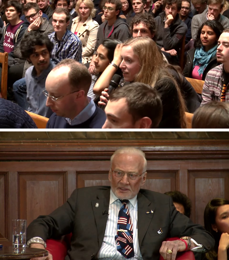 5. Las palabras de Buzz Aldrin fueron sacadas de contexto