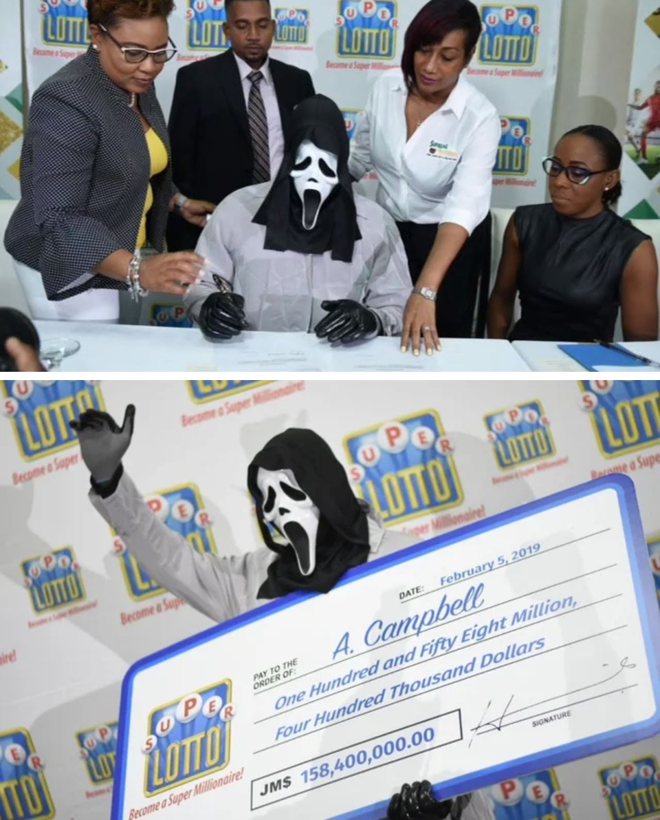 6. La comparan con el ganador que usó una máscara de "Scream"
