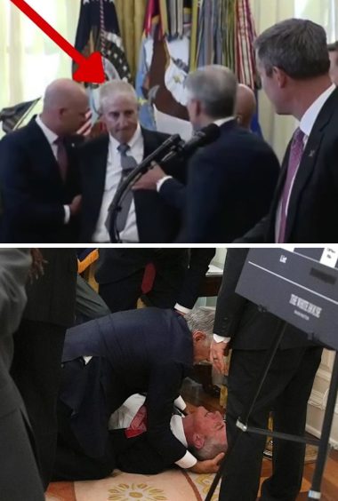 6 Cosas raras que pasaron en el “Dramático Desmayo” del directivo de Ozempic junto a Trump