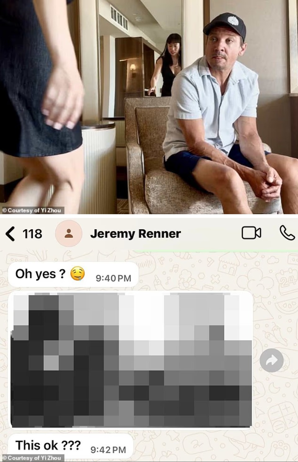 2. Dijo que tiene una 'colección de gifs' po***gráficos de él