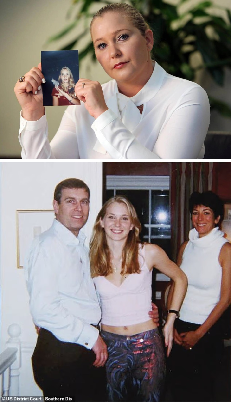 3. El nombre censurado era el de Virginia Giuffre