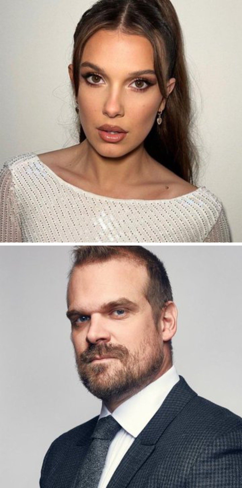 3. Millie tuvo que llevar a un representante al set