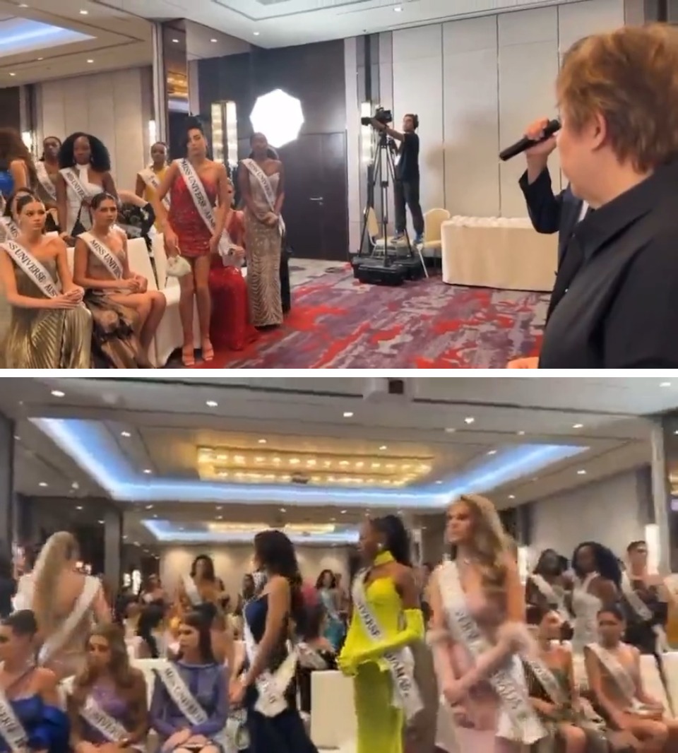 5. Varias participantes se fueron indignadas