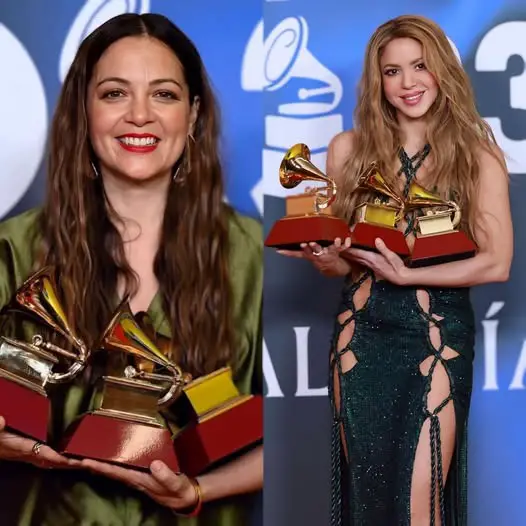 6. Natalia Lafourcade le ganó a Shakira y se convirtió en la latina con más Grammys