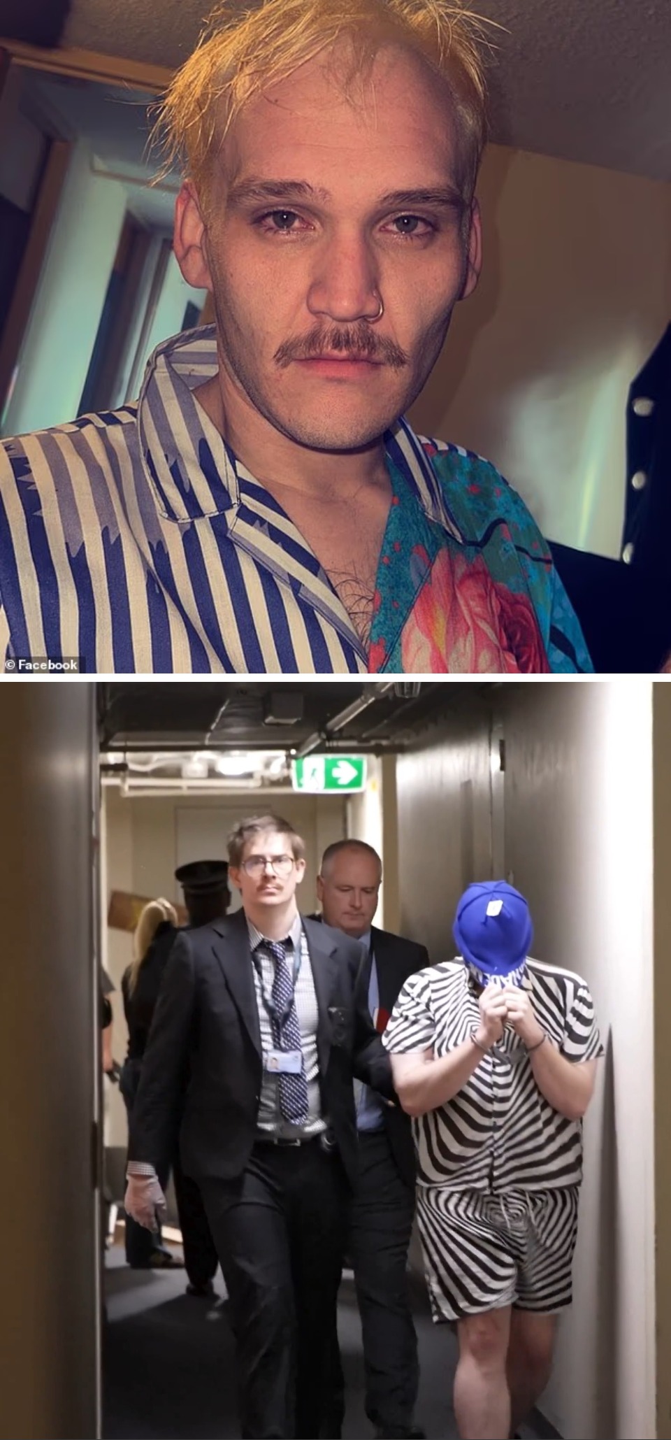 1. Lo encontraron en su computadora con una "pijama de cebra"