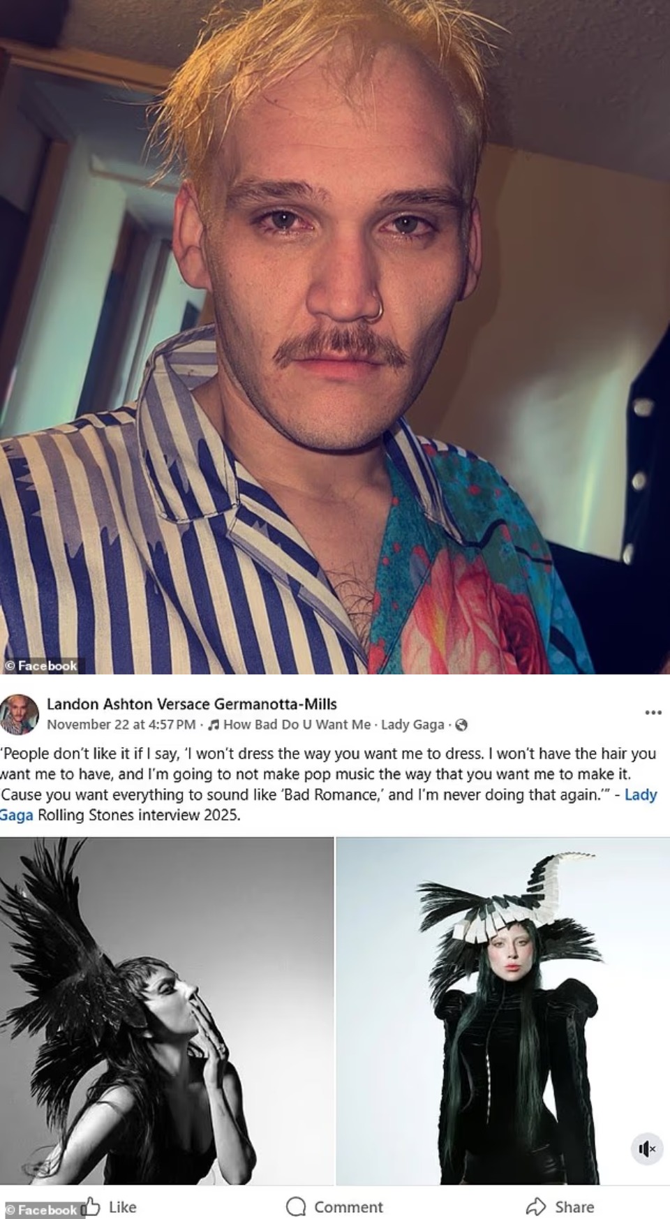 3. Cambió su apellido por el de "Lady Gaga"