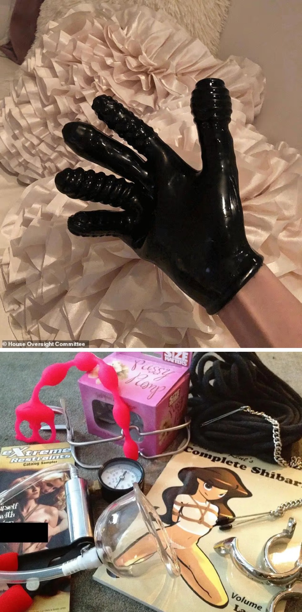 4. Se encontraron juguetes y artículos extremos