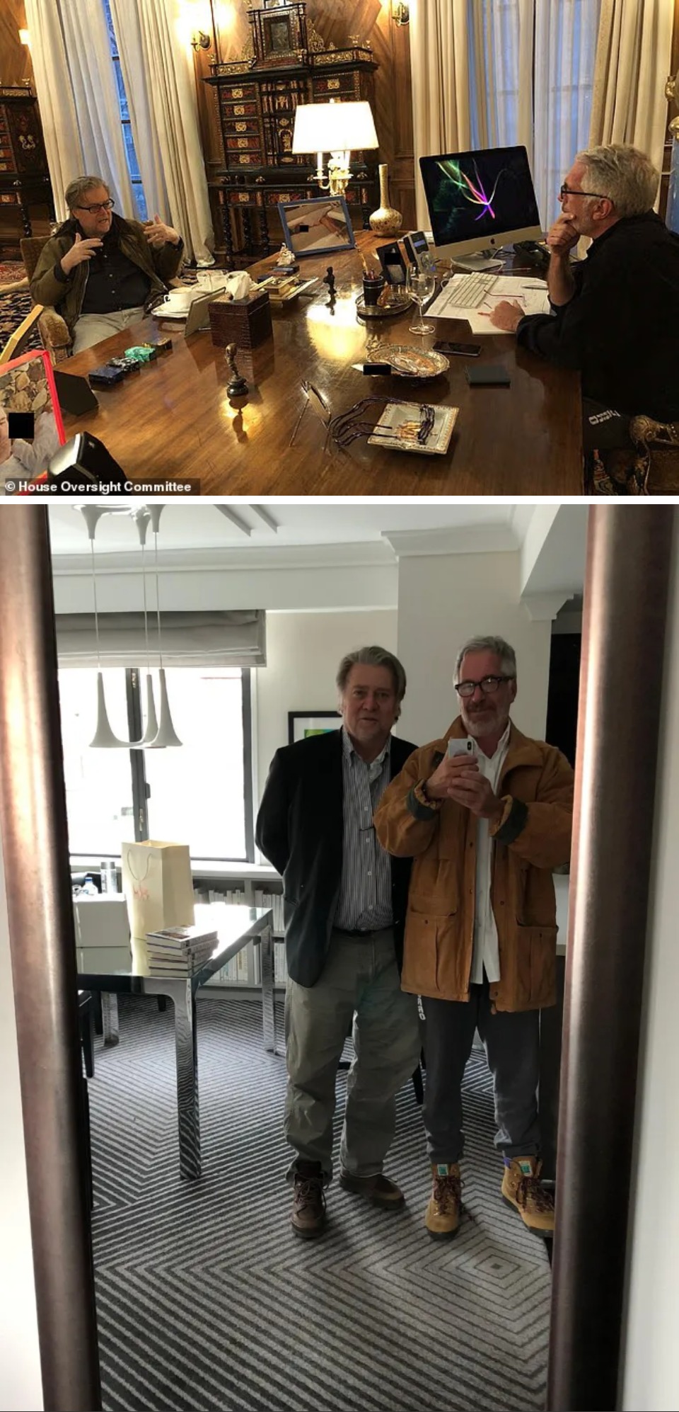 5. Fotos de Epstein con la "mano derecha" de Trump