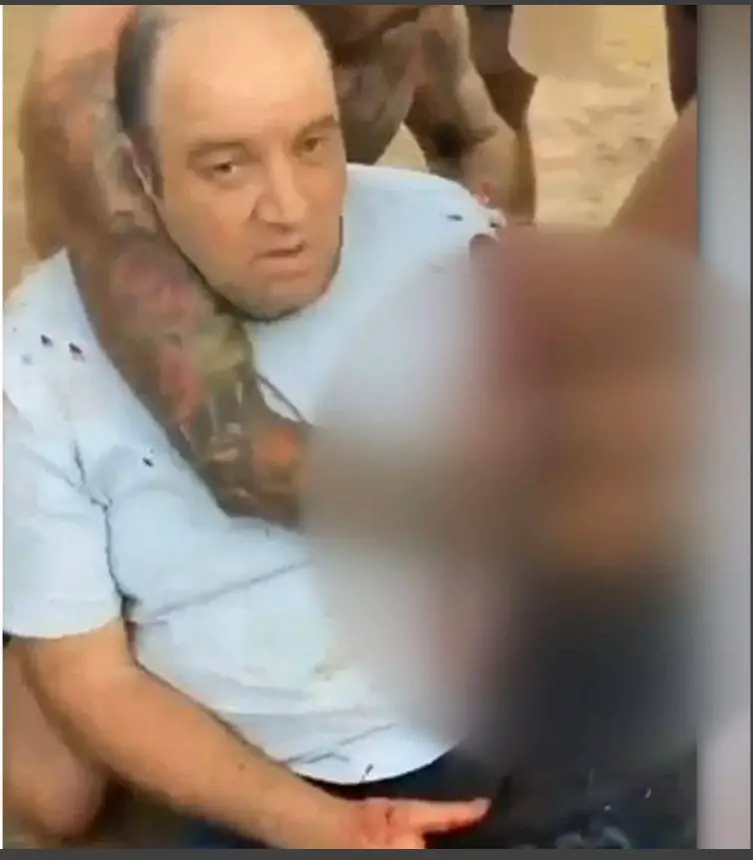 5. Un transeúnte lo defendió con piedras