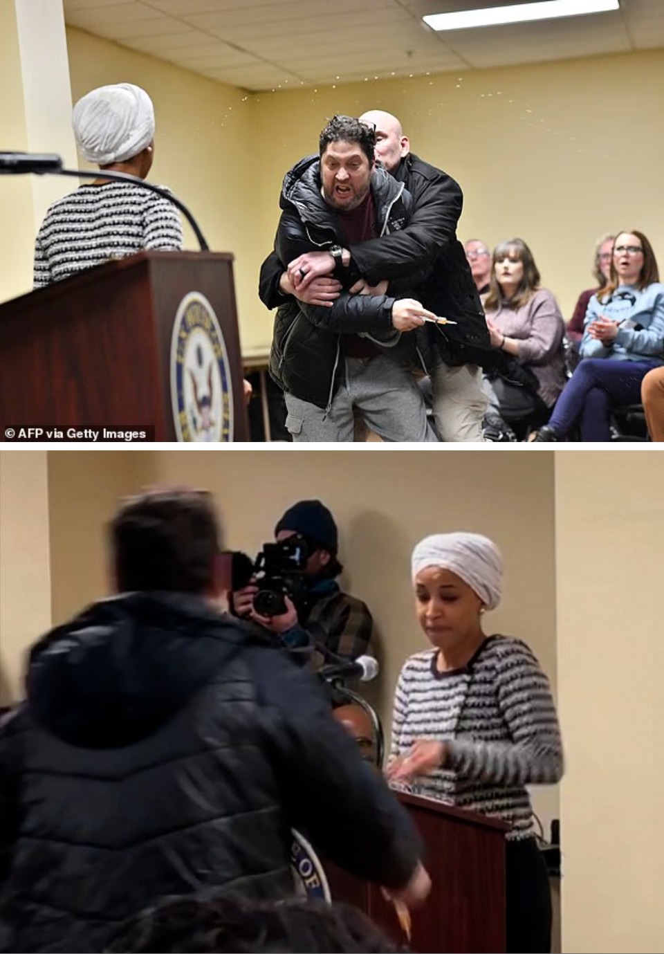 1. Un hombre la atacó con una jeringa